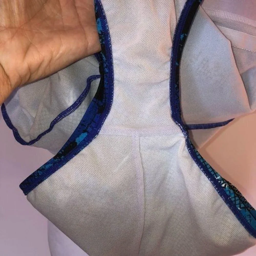 Speedo Swimsuit Womens Size 10 Vintage One Piece Blue Racerback Polyester NWOT